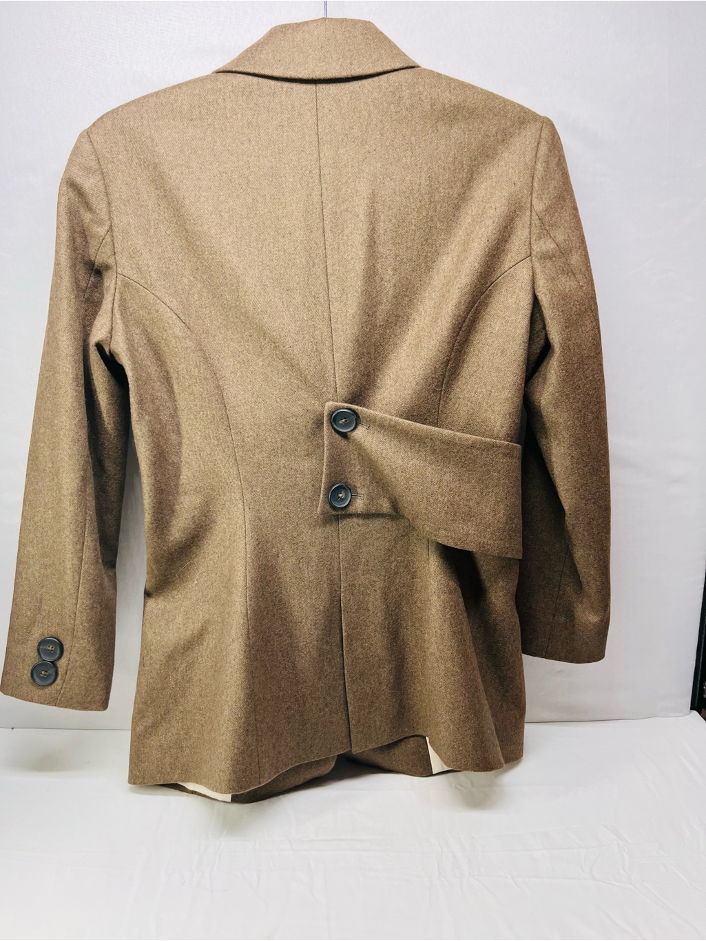 Brown Tailored Wool-Blend Blazer — image 8 of 8
